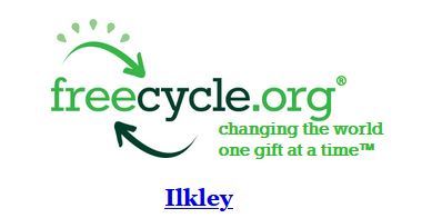 Ilkley Freecycle website