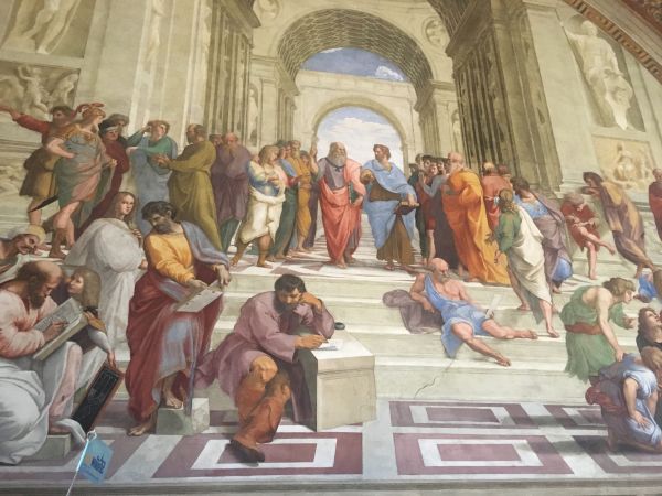 School of Athens by Raphael (photo by Neil Stevens)